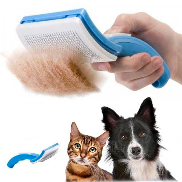Щетка для вычесывания шерсти Pet Zoom, пуходерка для собак/кота Пет Зум (щітка для кішок) (SH)
Щетка для вычесывания шерсти Pet Zoom, пуходерка для собак/кота Пет Зум (щітка для кішок) (SH)