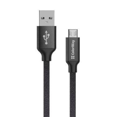 Дата кабель USB 2.0 AM to Micro 5P 2.0m black ColorWay (CW-CBUM009-BK), Черный 
Дата кабель USB 2.0 AM to Micro 5P 2.0m black ColorWay (CW-CBUM009-BK), Черный