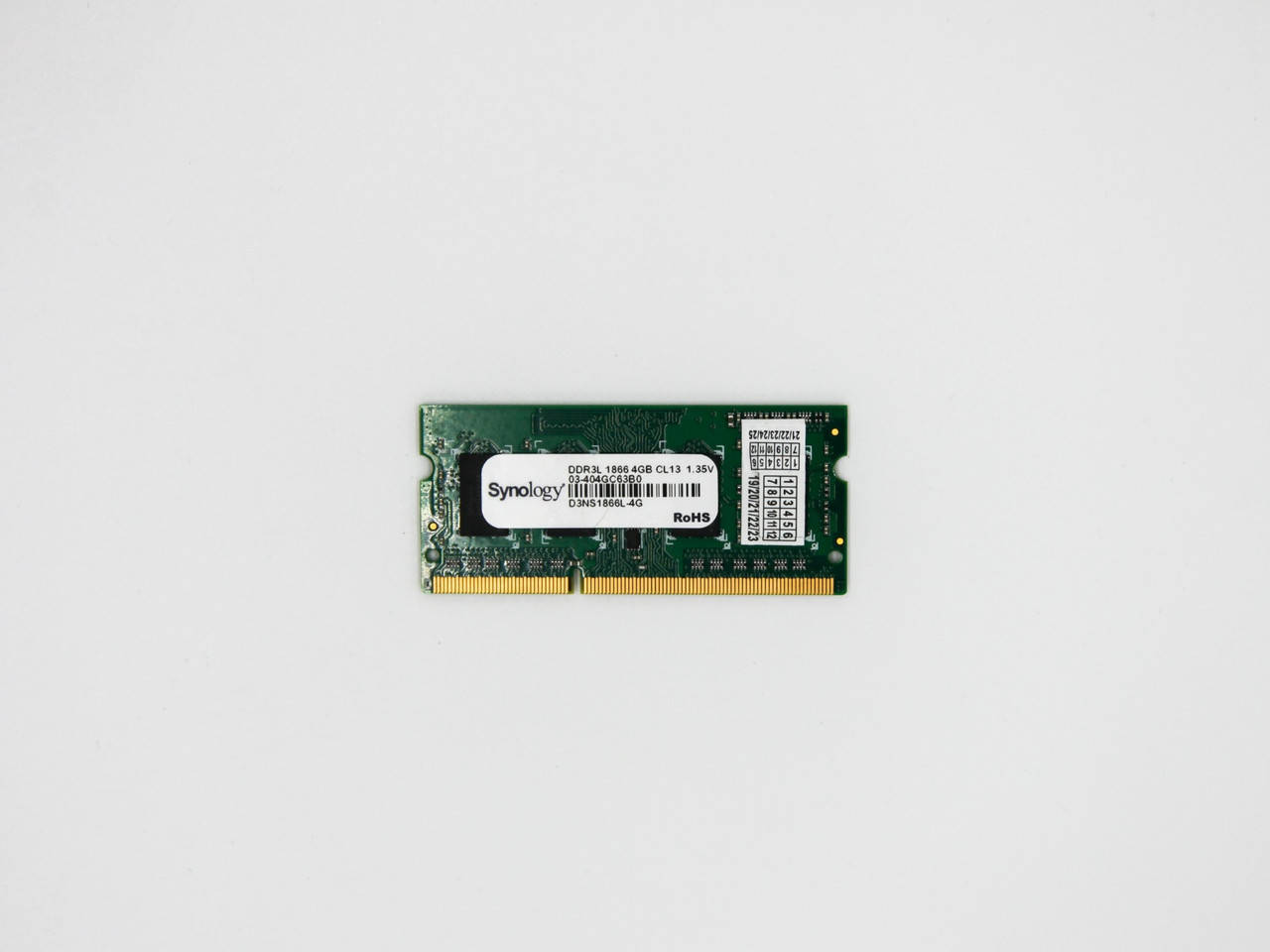 Оперативная память Synology SODIMM 4Gb DDR3-1866MHz PC3-14900 CL13 (D3NS1866L-4G) Refurbished
Оперативная память Synology SODIMM 4Gb DDR3-1866MHz PC3-14900 CL13 (D3NS1866L-4G) Refurbished