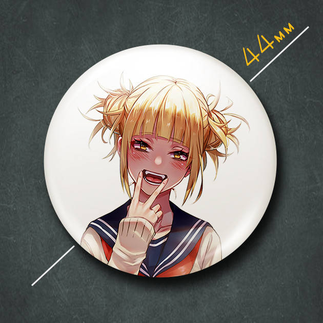 "Химико Тога (Моя геройская академия / My Hero Academia)" значок круглый на булавке Ø44 мм
"Химико Тога (Моя геройская академия / My Hero Academia)" значок круглый на булавке Ø44 мм