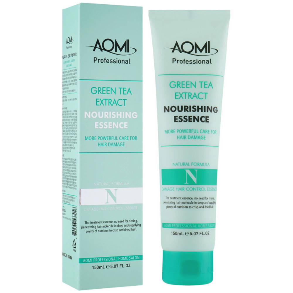 Питательная эссенция для восстановления волос Aomi Green Tea Extract Nourishing Essence 150 мл
Питательная эссенция для восстановления волос Aomi Green Tea Extract Nourishing Essence 150 мл