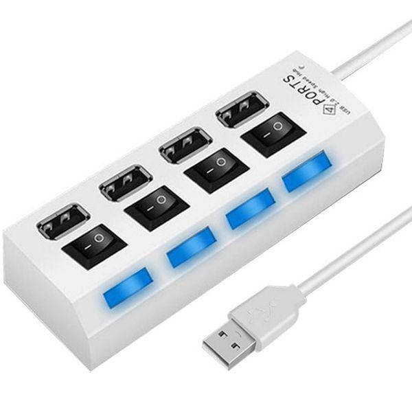 USB 2,0 Hub | Хаб на 4 USB порты с переключателем Digital Lion UH-01 Белый
USB 2,0 Hub | Хаб на 4 USB порты с переключателем Digital Lion UH-01 Белый