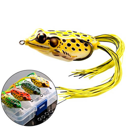 Набор из 4 воблеров лягушка незацепляйка 6/9г, силиконовая Nervous Frog
Набор из 4 воблеров лягушка незацепляйка 6/9г, силиконовая Nervous Frog