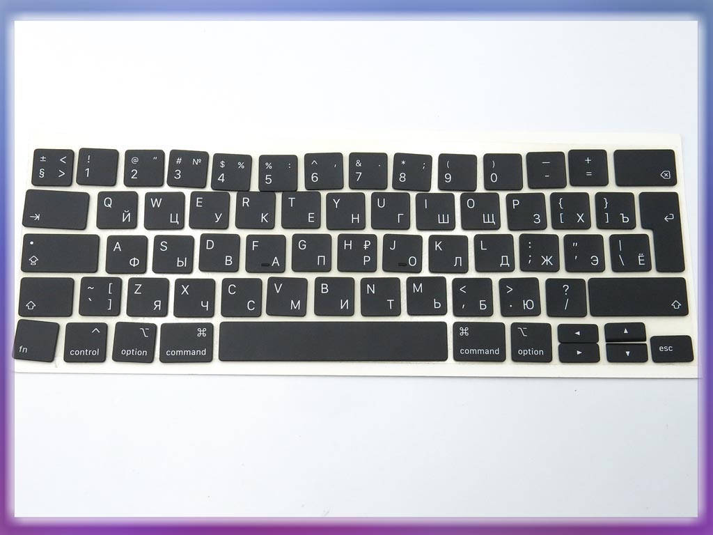 Клавиши клавиатуры APPLE A2141 A2289 A2251 Macbook Pro (2019, 2020) (RU BLACK, BIG Enter). Комплект кнопок., Черный
Клавиши клавиатуры APPLE A2141 A2289 A2251 Macbook Pro (2019, 2020) (RU BLACK, BIG Enter). Комплект кнопок., Черный