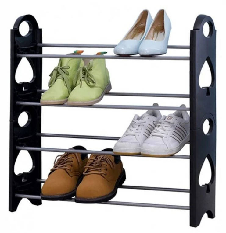Полка для обуви органайзер Amazing Stackable Shoe Rack на 12 пар | Стойка для хранения обуви, Черный
Полка для обуви органайзер Amazing Stackable Shoe Rack на 12 пар | Стойка для хранения обуви, Черный
