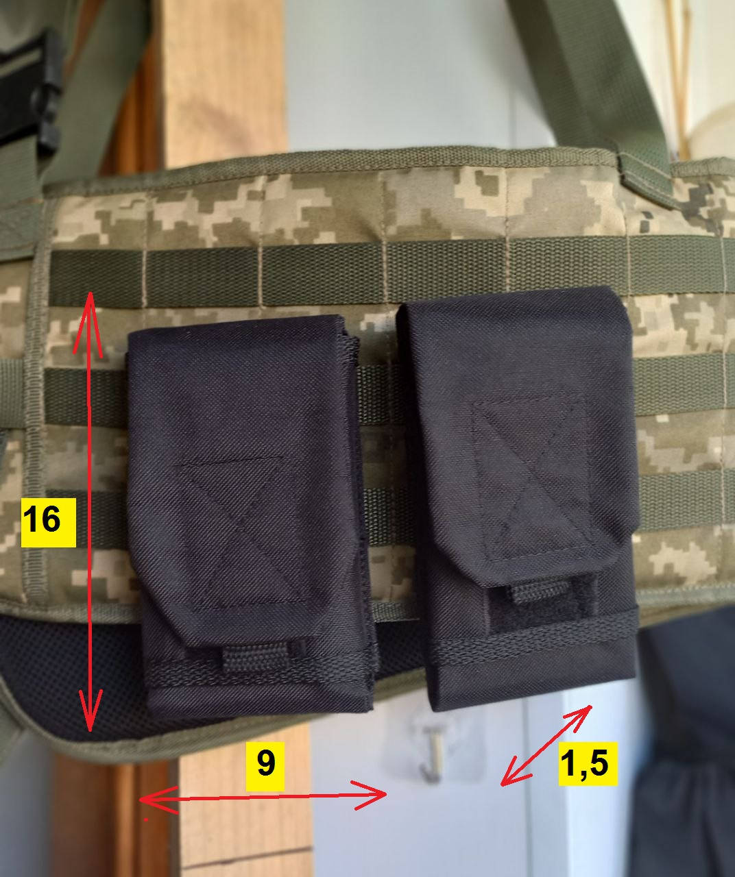 Подсумок чехол тактический на пояс с системой Molle для телефона смартфона с диагональю до 6 дюймов черный
Подсумок чехол тактический на пояс с системой Molle для телефона смартфона с диагональю до 6 дюймов черный