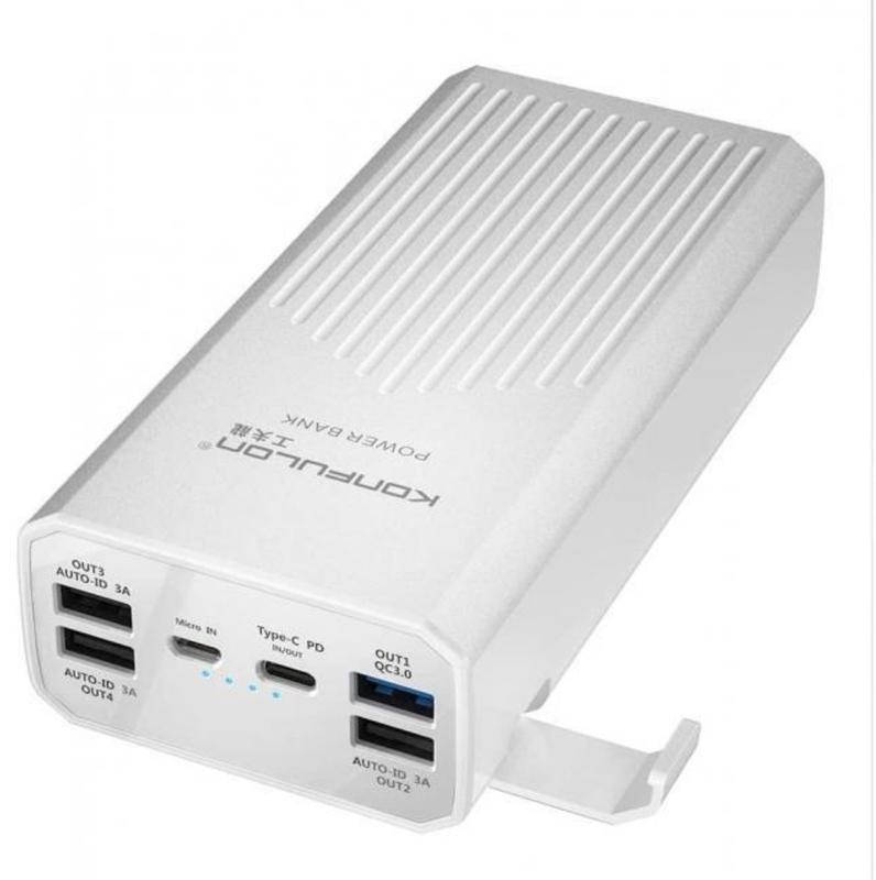 Повербанк Power bank 40000mAh KONFULON P40Q Быстрая зарядка 3.0. Внешний аккумулятор - зарядка для телефона
Повербанк Power bank 40000mAh KONFULON P40Q Быстрая зарядка 3.0. Внешний аккумулятор - зарядка для телефона
