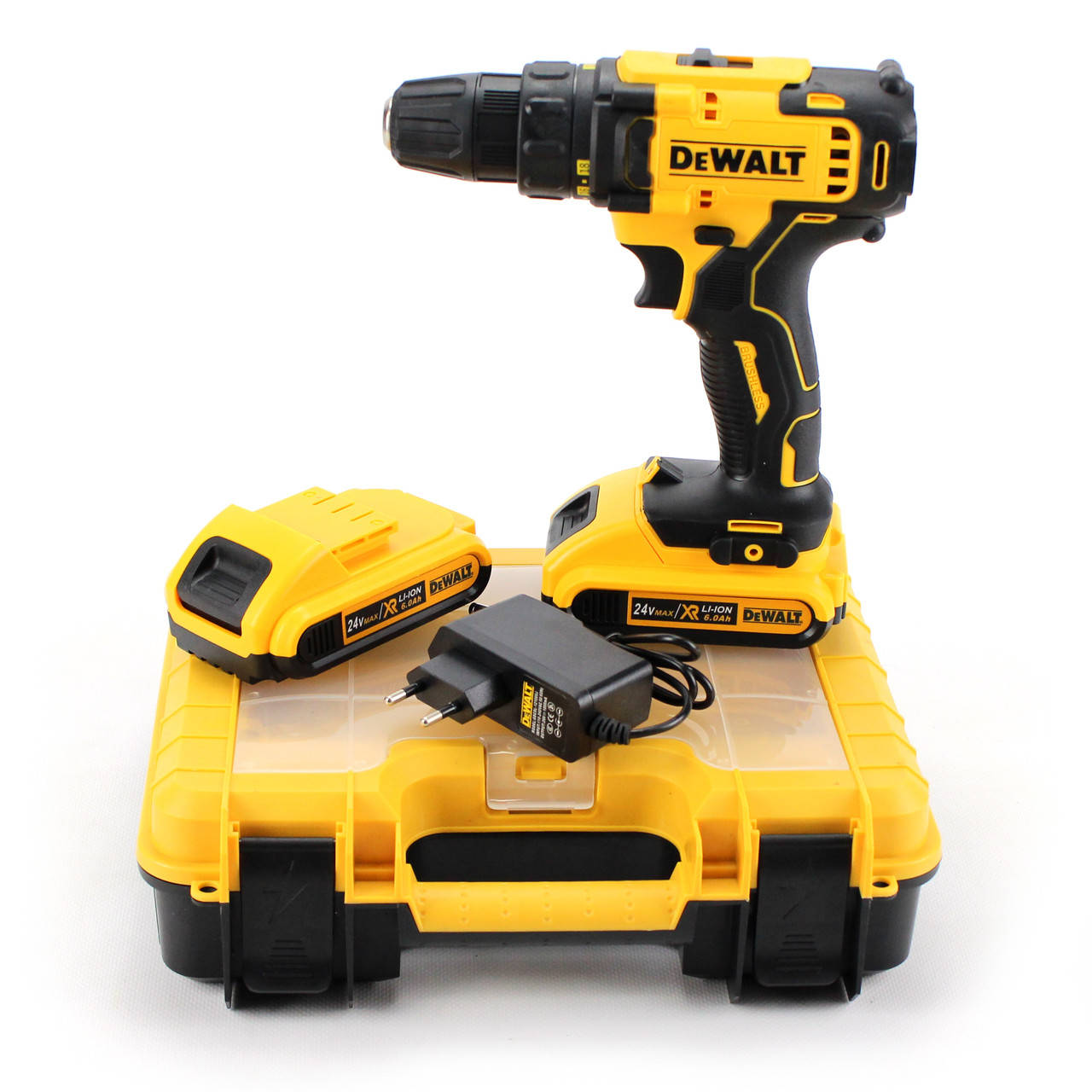 Аккумуляторный шуруповерт DeWALT DCD791 (24V, 6AH) Аккумуляторная дрель-шуруповерт Деволт
Аккумуляторный шуруповерт DeWALT DCD791 (24V, 6AH) Аккумуляторная дрель-шуруповерт Деволт