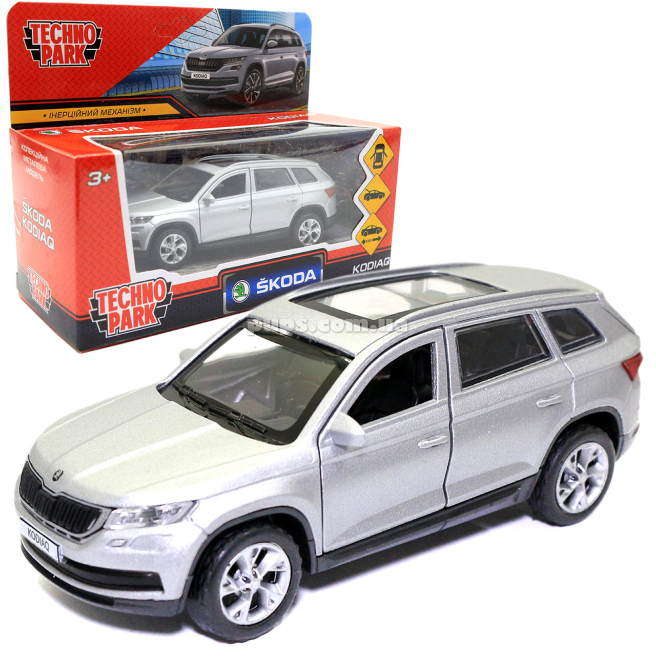 Машинка игровая Skoda Kodiaq «TechnoPark» джип Шкода металл серый 12*4*5 см (KODIAQ-12FIL-SR)
Машинка игровая Skoda Kodiaq «TechnoPark» джип Шкода металл серый 12*4*5 см (KODIAQ-12FIL-SR)
