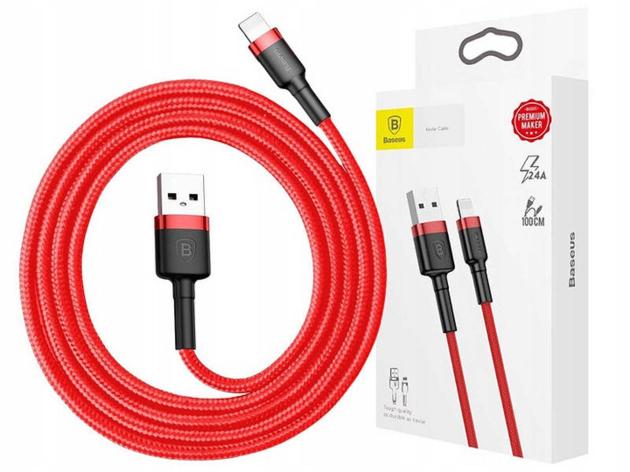 Оригинальный кабель Baseus Cafule Cable для Apple USB - Lightning 1.5 A, 200 см, Red+Red, Красный
Оригинальный кабель Baseus Cafule Cable для Apple USB - Lightning 1.5 A, 200 см, Red+Red, Красный