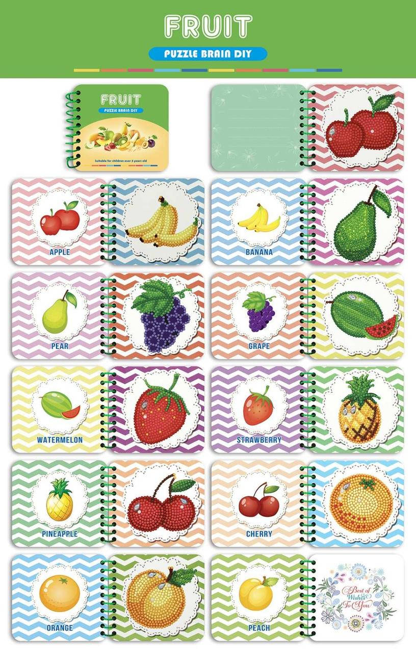 Детская книжка алмазная жывопись ColorArt Фрукты BK01
Детская книжка алмазная жывопись ColorArt Фрукты BK01