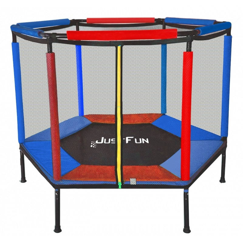 Детский батут диаметр 140см шестиугольный с сеткой Just Fun Multi-Blue батут-манеж. Цвет мультиколор синий.
Детский батут диаметр 140см шестиугольный с сеткой Just Fun Multi-Blue батут-манеж. Цвет мультиколор синий.