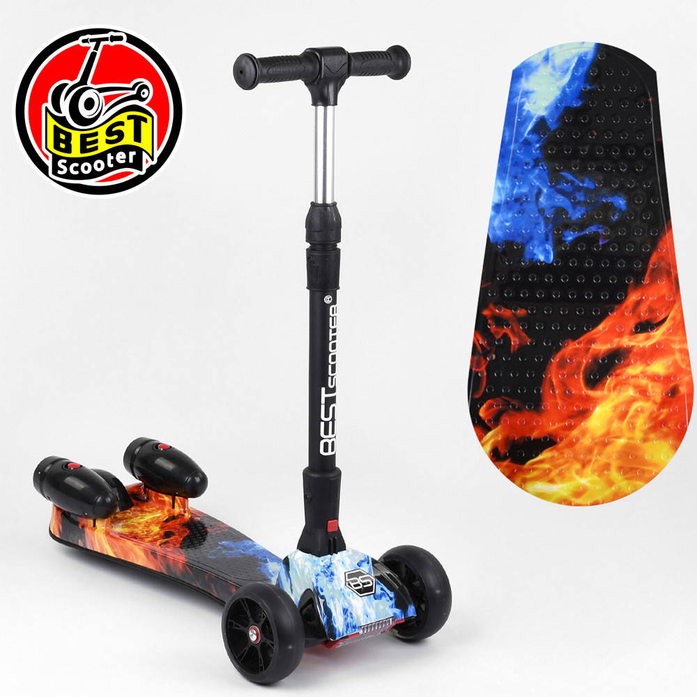 Детский самокат с турбиной, дымом, музыкой и подсветкой Best Scooter MAXI 83237 Черно-красный (Огонь и Вода), Черный
Детский самокат с турбиной, дымом, музыкой и подсветкой Best Scooter MAXI 83237 Черно-красный (Огонь и Вода), Черный