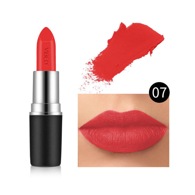 Матовая губная помада Vibely Velvet Matte Lipstick #07, 8г 
Матовая губная помада Vibely Velvet Matte Lipstick #07, 8г