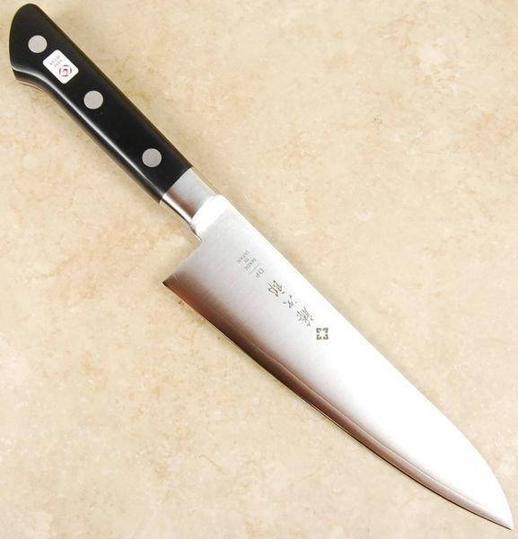 Шеф нож 180 мм. Tojiro F-807 (Япония). Серия - DP. Сталь VG 10, 3 слоя. Рукоять — Pakkawood.
Шеф нож 180 мм. Tojiro F-807 (Япония). Серия - DP. Сталь VG 10, 3 слоя. Рукоять — Pakkawood.