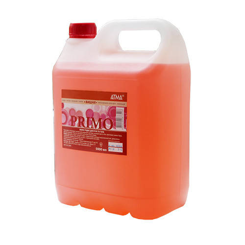 Жидкое мыло Primo, 5л. Вишня. 
Жидкое мыло Primo, 5л. Вишня.