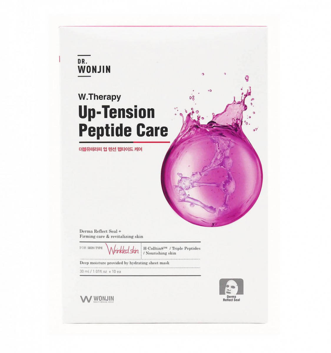 Питательная маска против морщин Wonjin W.Therapy Up-Tension Peptide Care, 30мл
Питательная маска против морщин Wonjin W.Therapy Up-Tension Peptide Care, 30мл