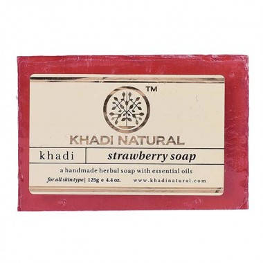 Мыло Клубника Кхади 125 г (Strawberry soap Khadi Natural) 
Мыло Клубника Кхади 125 г (Strawberry soap Khadi Natural)