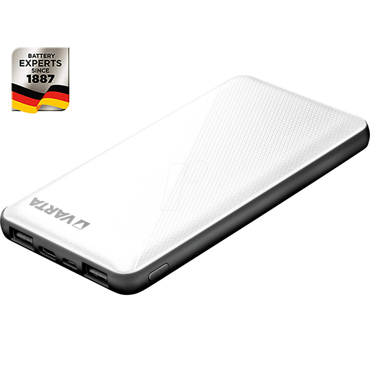 Varta Power Bank Energy 10000 мАч оснащенный усовершенствованной технологией безопасности c зарядным кабелем
Varta Power Bank Energy 10000 мАч оснащенный усовершенствованной технологией безопасности c зарядным кабелем