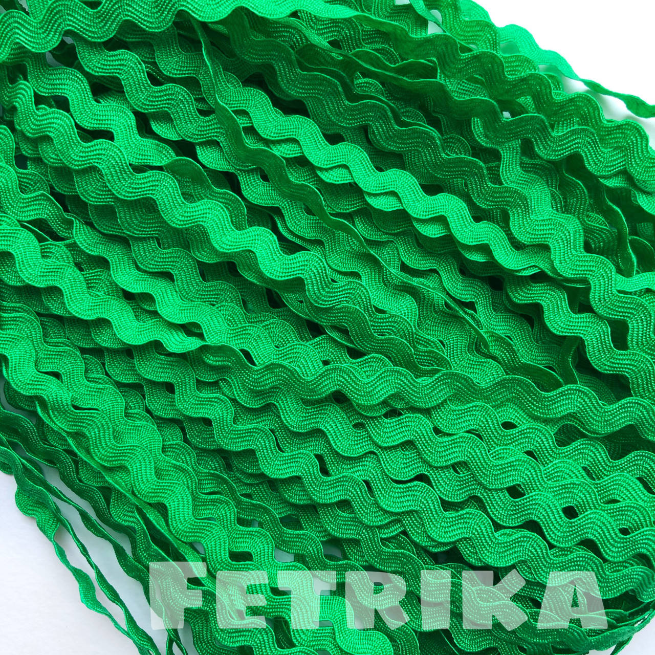 Тесьма "Вьюнок" зеленая, лента "Зигзаг", 5 мм, Зелёный
Тесьма "Вьюнок" зеленая, лента "Зигзаг", 5 мм, Зелёный