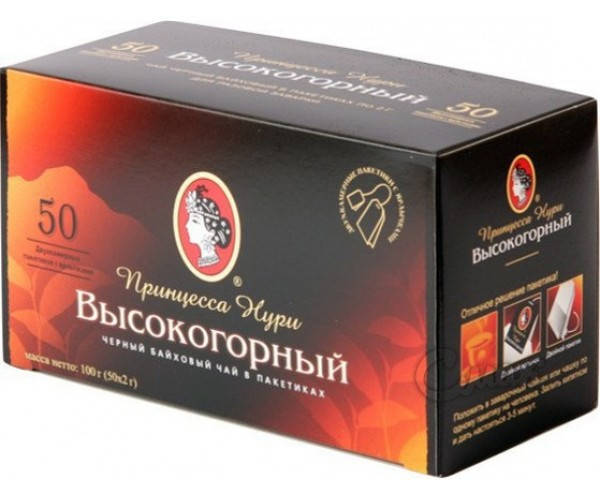 Чай індійський чорний байховий дрібний у пакетиках «Високогірний», 100 г ТМ «Принцеса НУРІ»
Чай індійський чорний байховий дрібний у пакетиках «Високогірний», 100 г ТМ «Принцеса НУРІ»