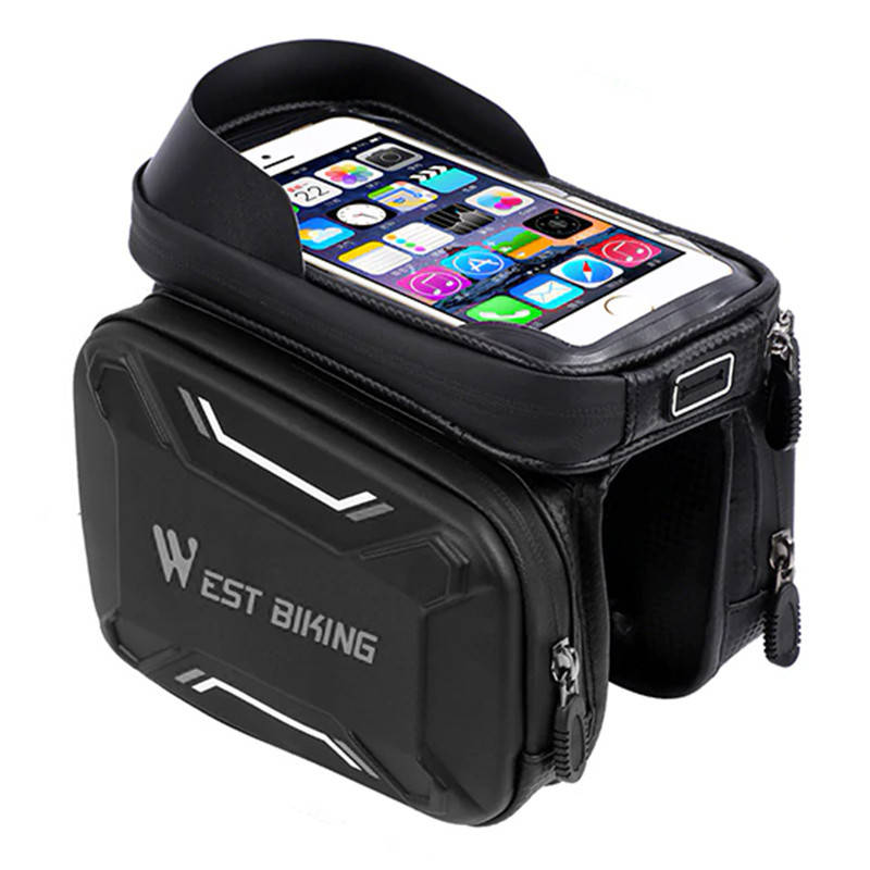 Сумка на раму West Biking Smart 0707213 Black + Gray велосипедная для смартфона и инструментов
Сумка на раму West Biking Smart 0707213 Black + Gray велосипедная для смартфона и инструментов