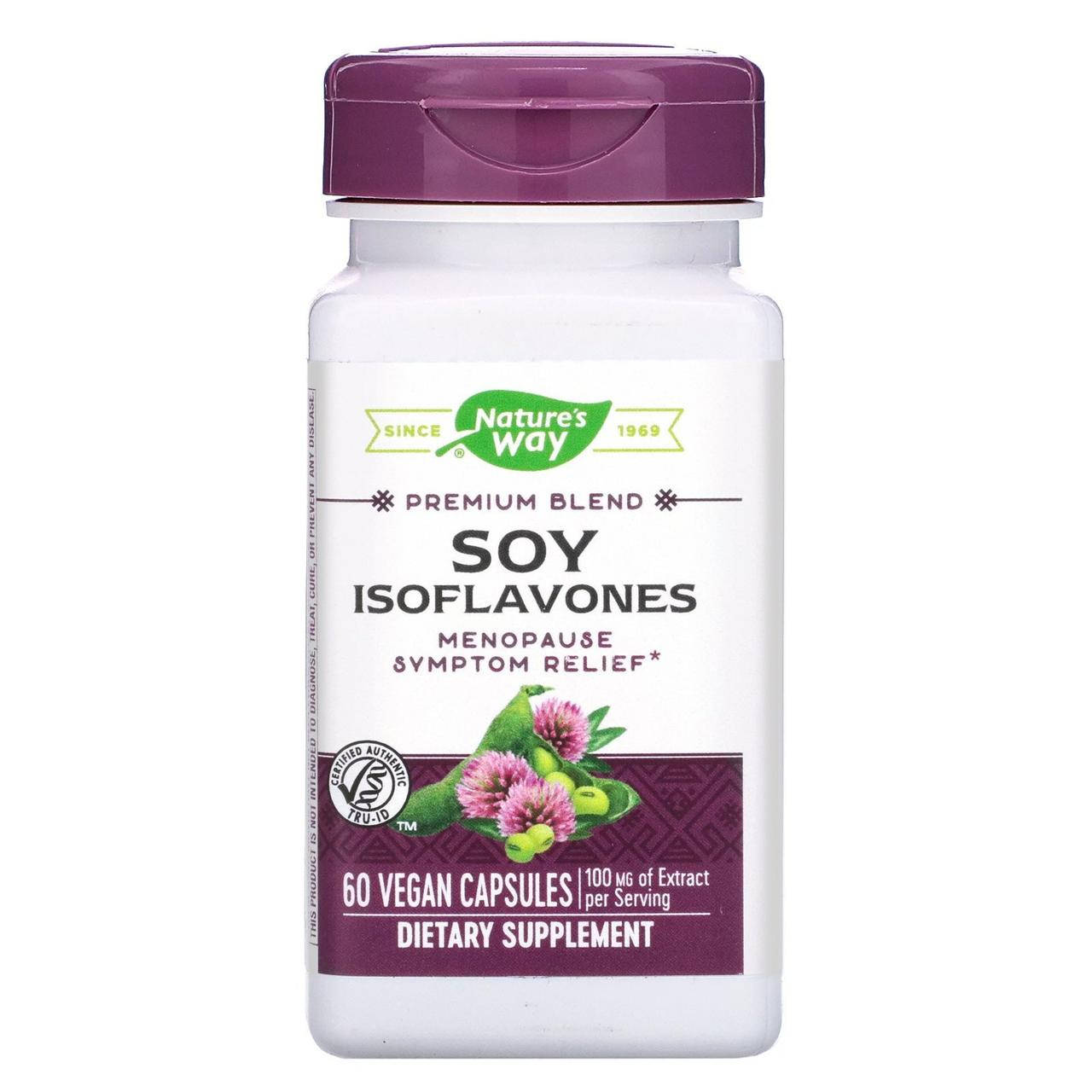 Соевые изофлавоны Nature's Way "Premium Blend Soy Isoflavones" для периода менопаузы, 100 мг (60 капсул)
Соевые изофлавоны Nature's Way "Premium Blend Soy Isoflavones" для периода менопаузы, 100 мг (60 капсул)