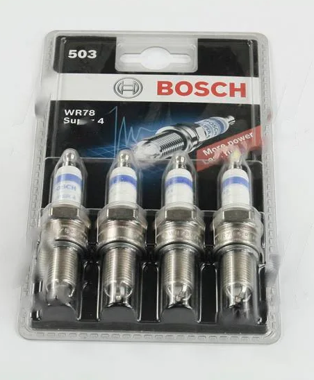 Свечи зажигания (4шт) BOSCH WR78 SUPER-4 0242232803
Свечи зажигания (4шт) BOSCH WR78 SUPER-4 0242232803