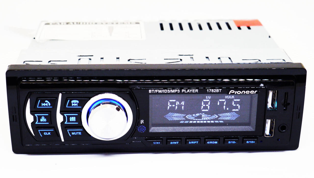 1 din Автомагнитола Pioneer 1782BT Bluetooth 2 USB 1 дин магнитола с блютуз и юсб в Ланос ваз Нексию
1 din Автомагнитола Pioneer 1782BT Bluetooth 2 USB 1 дин магнитола с блютуз и юсб в Ланос ваз Нексию