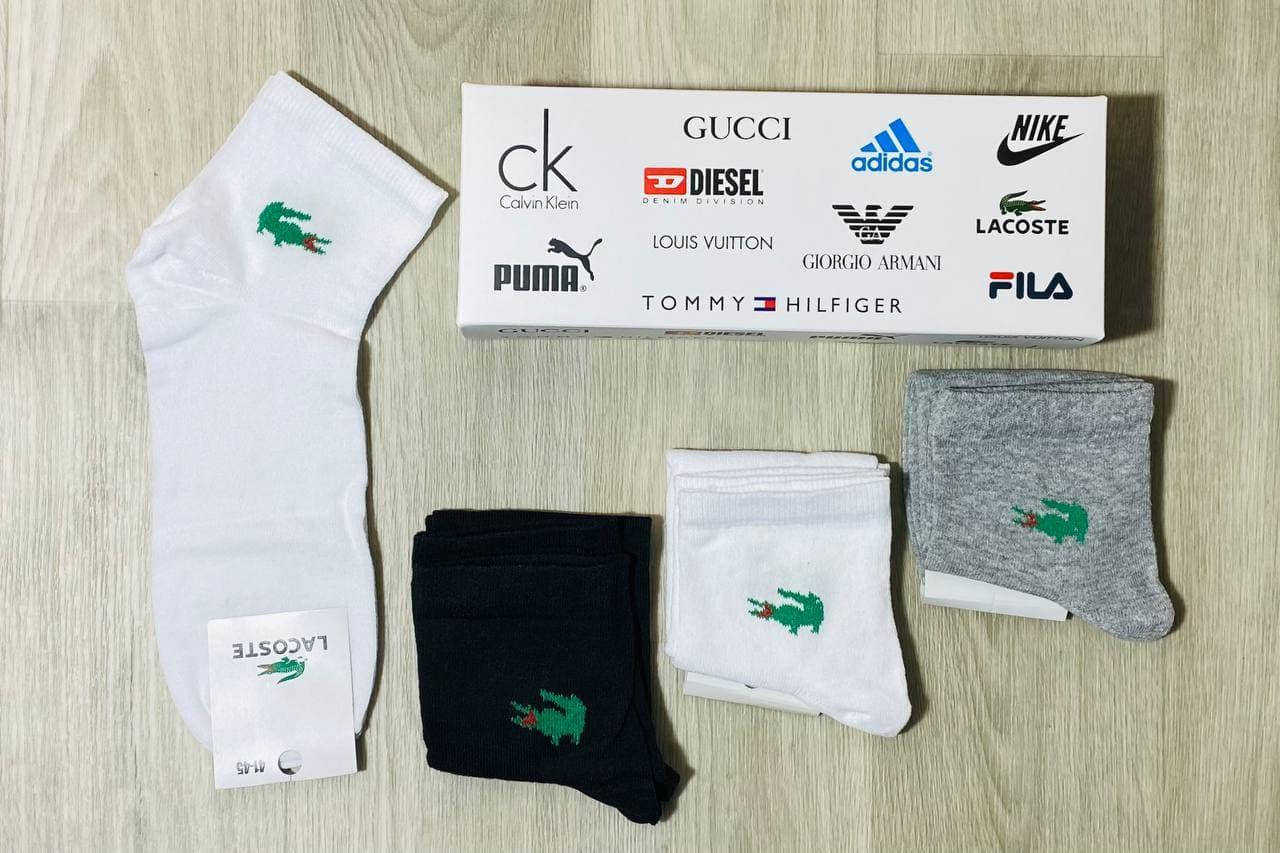Набор мужских демисезонных средних носочков Lacoste Турция размер 41-45 ассорти 9 пар, Разные цвета
Набор мужских демисезонных средних носочков Lacoste Турция размер 41-45 ассорти 9 пар, Разные цвета