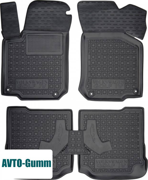 Коврики в салон для Volkswagen Golf IV '97-03 резиновые, черные (AVTO-Gumm), Черный
Коврики в салон для Volkswagen Golf IV '97-03 резиновые, черные (AVTO-Gumm), Черный