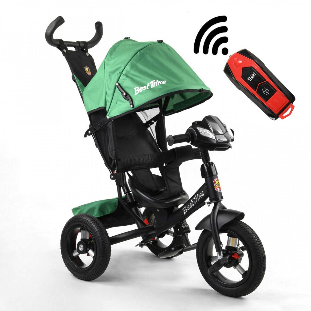 Велосипед трехколёсный Best Trike 33901 / 38-304 Черно-желтый | Велосипед-коляска с родительской ручкой, Зелёный
Велосипед трехколёсный Best Trike 33901 / 38-304 Черно-желтый | Велосипед-коляска с родительской ручкой, Зелёный