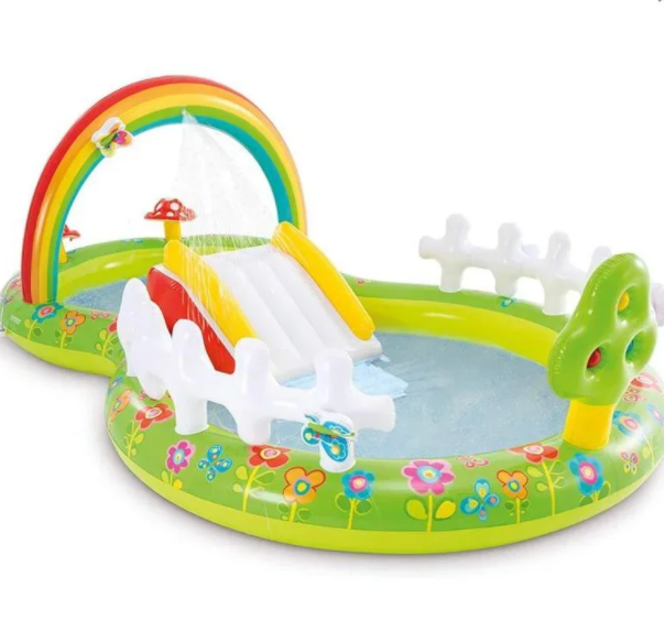 Надувной игровой центр Intex 57154 «Мой сад», 290 х 180 х 104 см, с надувными игрушками, фонтаном и горкой, Разные цвета
Надувной игровой центр Intex 57154 «Мой сад», 290 х 180 х 104 см, с надувными игрушками, фонтаном и горкой, Разные цвета