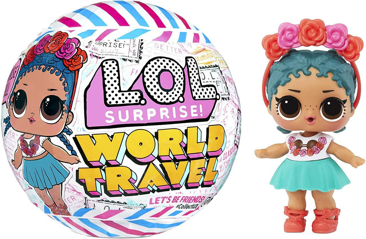 Игровой набор с куклой серии Путешествия (Тревел) ЛОЛ LOL Surprise World Travel Dolls with 8 Surprises
Игровой набор с куклой серии Путешествия (Тревел) ЛОЛ LOL Surprise World Travel Dolls with 8 Surprises