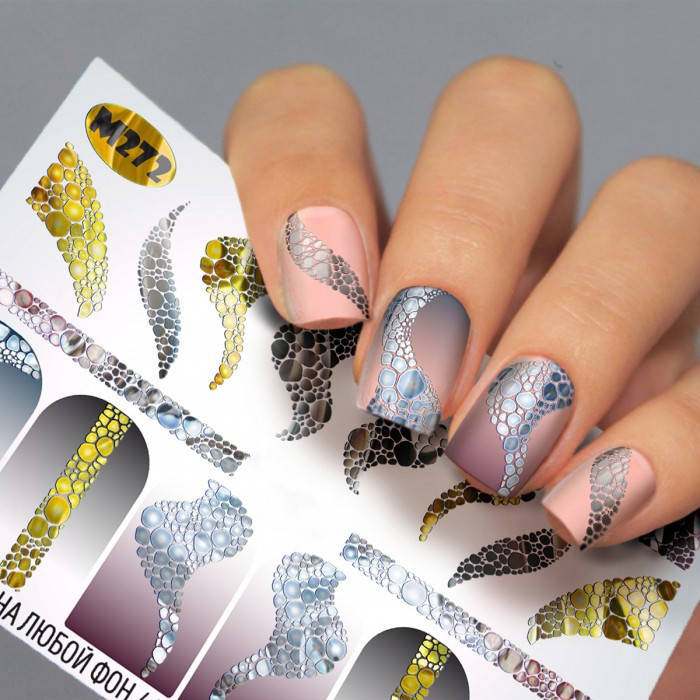 Наклейки для ногтей Абстракция Полоски Волны Fashion Nails ( Водный Слайдер дизайн для ногтей ) М272, Светло-серый
Наклейки для ногтей Абстракция Полоски Волны Fashion Nails ( Водный Слайдер дизайн для ногтей ) М272, Светло-серый