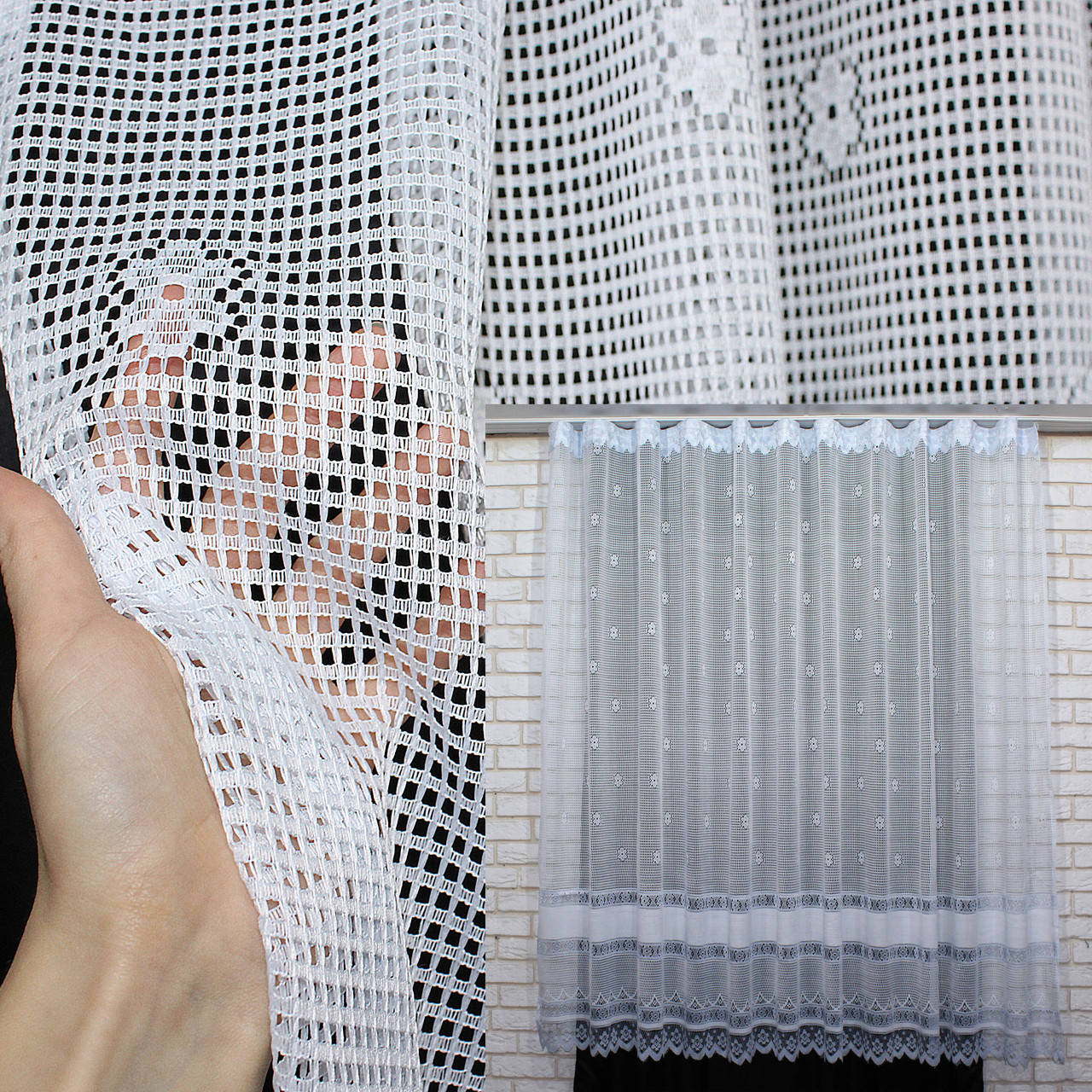 Тюль сетка высотой 2м., цвет белый с голубым. Код 945т
Тюль сетка высотой 2м., цвет белый с голубым. Код 945т