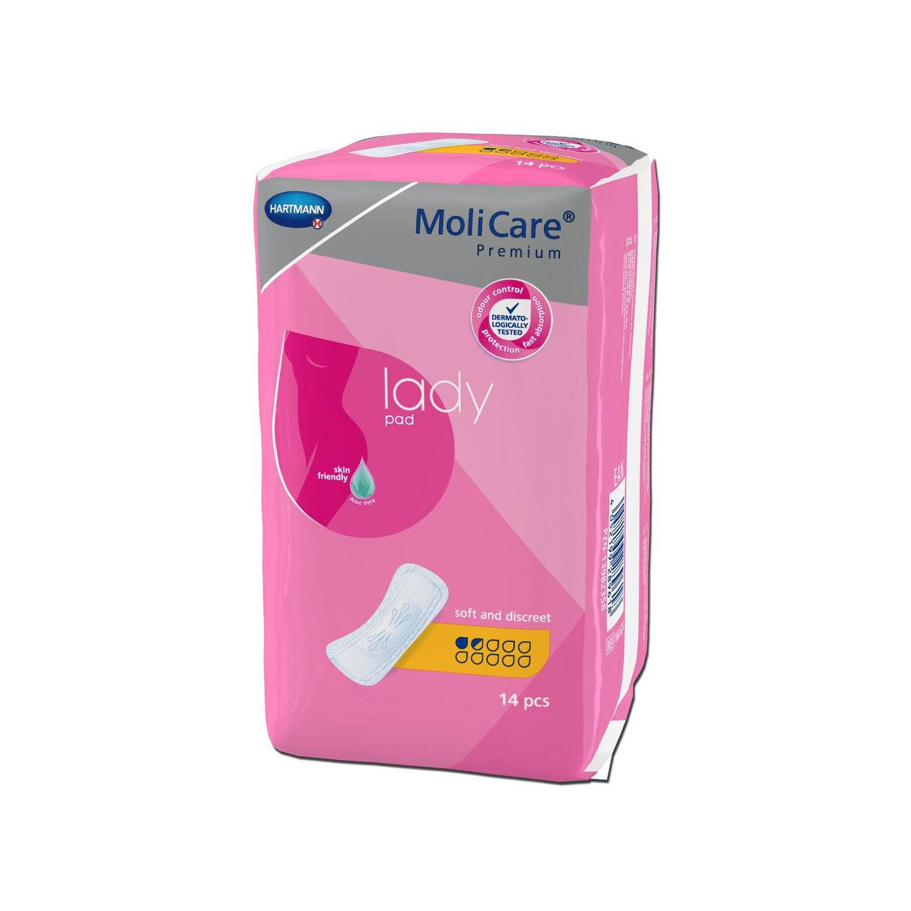 Прокладки урологические при недержании мочи очень легкой степени MoliCare® Premium lady pad 1.5 капли 14шт/уп.
Прокладки урологические при недержании мочи очень легкой степени MoliCare® Premium lady pad 1.5 капли 14шт/уп.