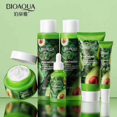 Подарочный набор косметики для ухода за лицом с авокадо и ниацинамидом Bioaqua Niacinome Avocado
Подарочный набор косметики для ухода за лицом с авокадо и ниацинамидом Bioaqua Niacinome Avocado