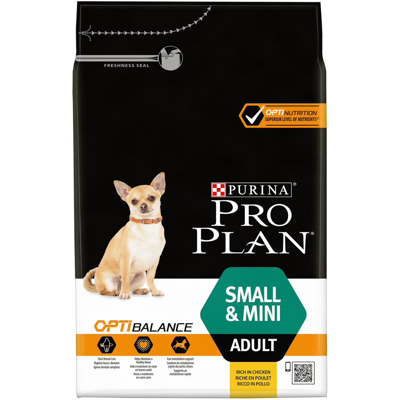Purina Pro Plan Adult Small and Mini Optibalance 3кг - для собак мелких пород с курицей
Purina Pro Plan Adult Small and Mini Optibalance 3кг - для собак мелких пород с курицей