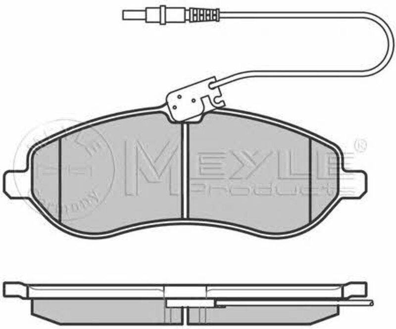 Комплект Тормозных Колодок Meyle 0252459518/W 24608, Дисковый Тормоз Citroën Jumpy
Комплект Тормозных Колодок Meyle 0252459518/W 24608, Дисковый Тормоз Citroën Jumpy