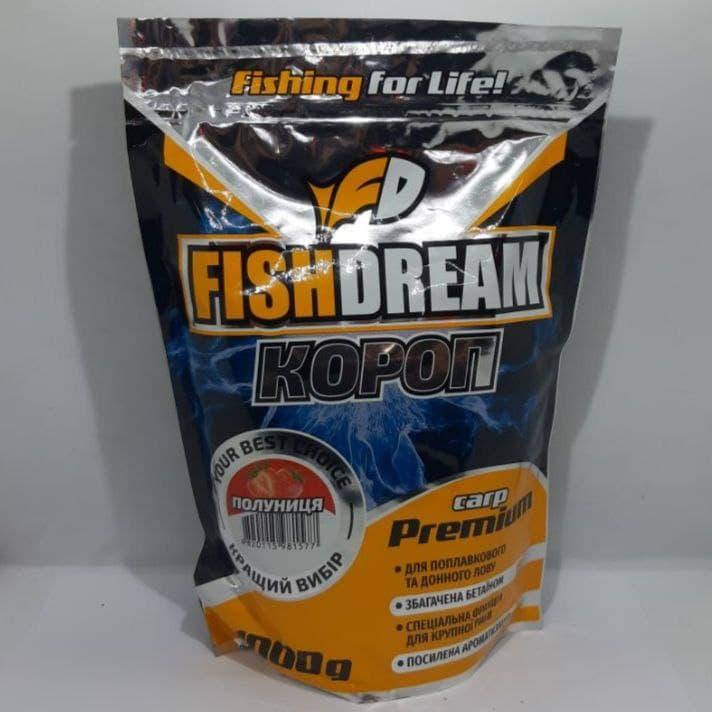 Прикормка Fishdream Premium Карп клубника 1 кг. Фишдрим премиум для рыбалки 
Прикормка Fishdream Premium Карп клубника 1 кг. Фишдрим премиум для рыбалки