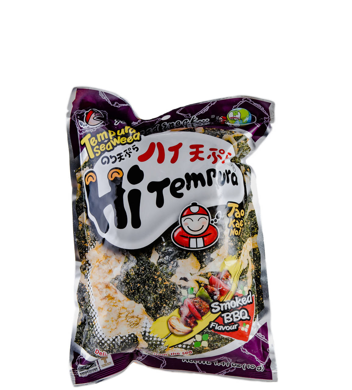 Нори снек в темпуре со вкусом барбекю (японский стиль) Hi Tempuroko Taokaenoi 40 г
Нори снек в темпуре со вкусом барбекю (японский стиль) Hi Tempuroko Taokaenoi 40 г