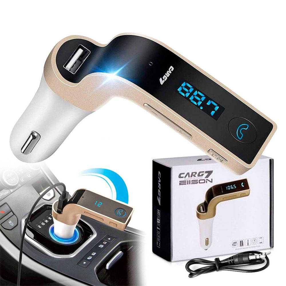 Автомобильный FM трансмиттер Car G7 / FM Модулятор для авто
Автомобильный FM трансмиттер Car G7 / FM Модулятор для авто