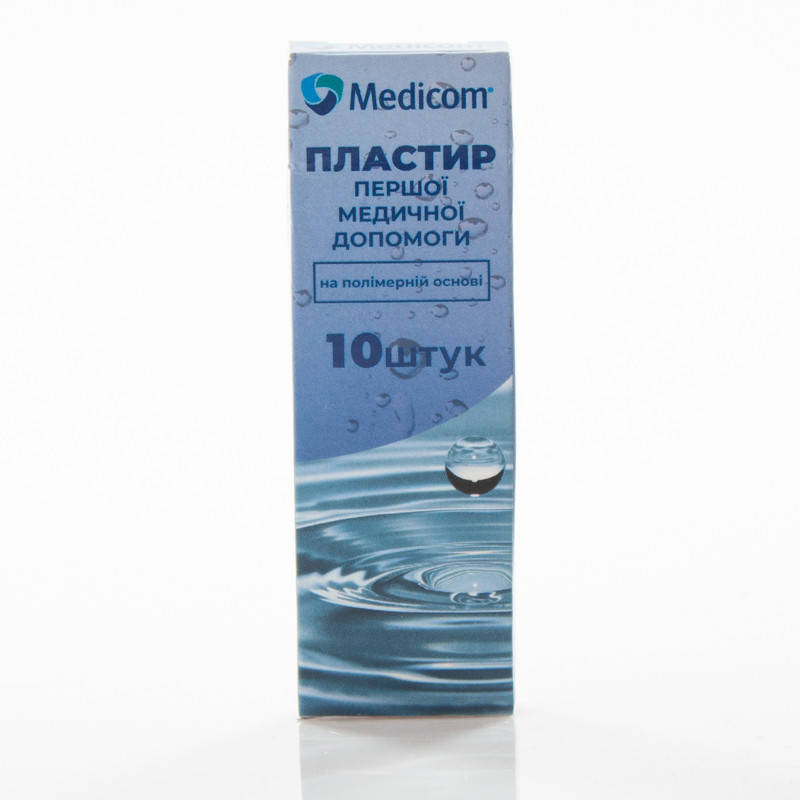 Пластырь первой медицинской помощи MEDICOM®, 10 пластырей на полимерной основе, 19мм * 72мм
Пластырь первой медицинской помощи MEDICOM®, 10 пластырей на полимерной основе, 19мм * 72мм