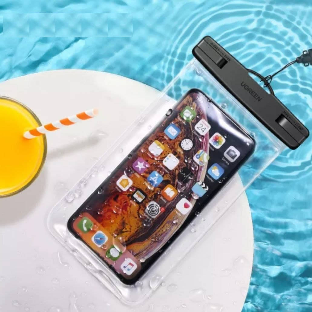 Защитный водонепроницаемый чехол Ugreen до 6.5 " для телефона и документов, фото видео под водой (Черный)
Защитный водонепроницаемый чехол Ugreen до 6.5 " для телефона и документов, фото видео под водой (Черный)