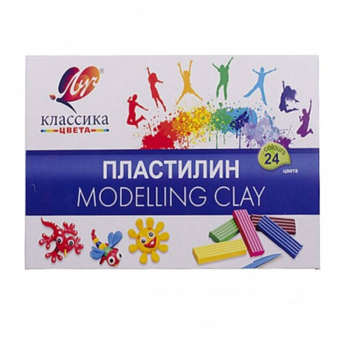 Пластилин Классика 24 цвета, Луч, Разные цвета
Пластилин Классика 24 цвета, Луч, Разные цвета
