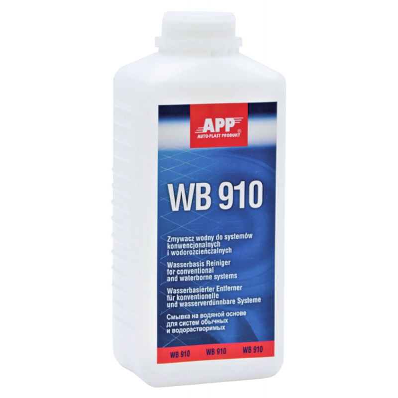 Смывка на водной основе для обычных и водорастворимых систем WB 910, APP, 1l, 030189
Смывка на водной основе для обычных и водорастворимых систем WB 910, APP, 1l, 030189