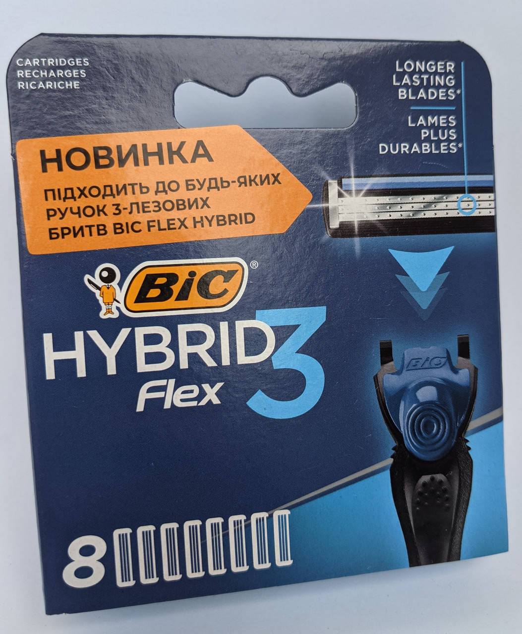 Картридж BIC Flex 3 Hybrid (8 шт)
Картридж BIC Flex 3 Hybrid (8 шт)
