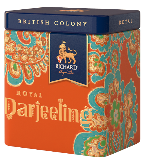 Чай черный листовой с легким мускатным и цветочным ароматом Ричард (Richard) "Royal Darjeeling", 50 г. ж/б
Чай черный листовой с легким мускатным и цветочным ароматом Ричард (Richard) "Royal Darjeeling", 50 г. ж/б