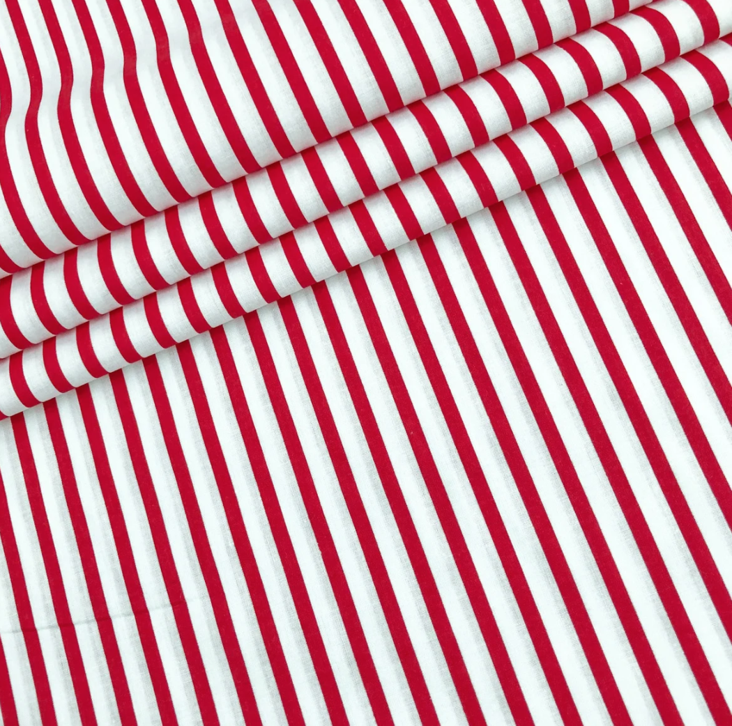 Польская хлопковая ткань "Полоска красная на белом", Разные цвета
Польская хлопковая ткань "Полоска красная на белом", Разные цвета